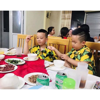 Bộ hoa quả chuối dứa dưa hấu