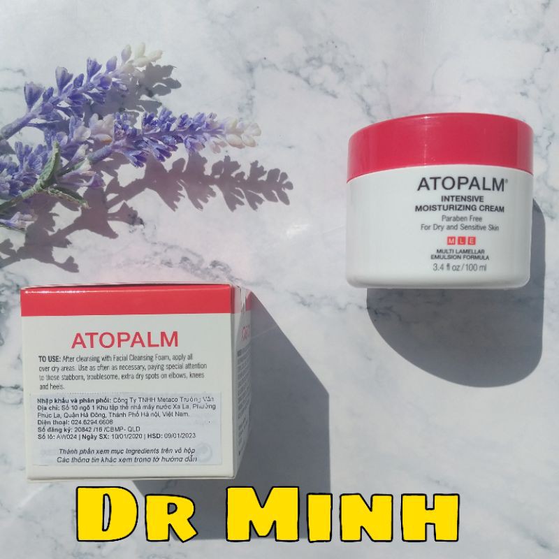 Atopalm 100ml kem dưỡng ẩm