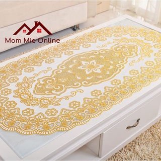 Khăn trải bàn kính hoa văn đẹp 60X120CM