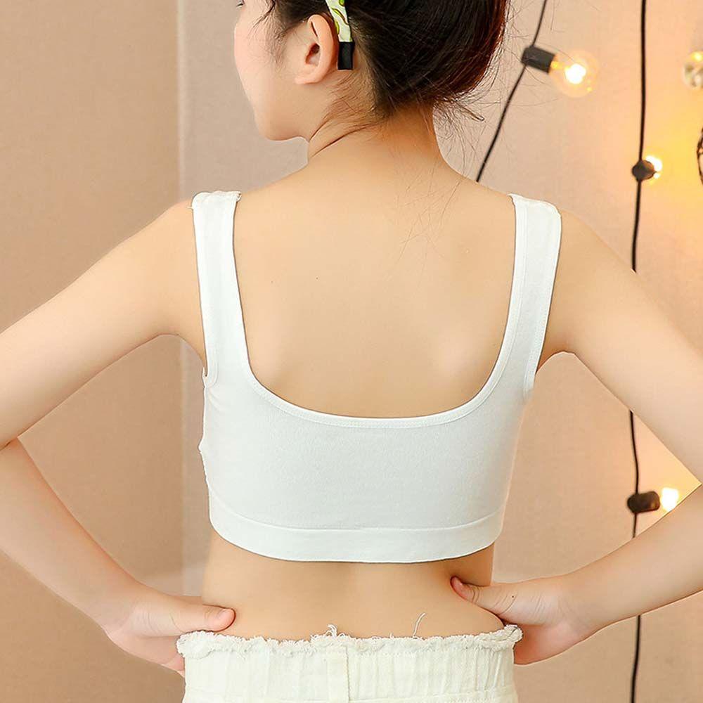 Qqmall Áo Lót Dạng Ống Đơn Giản Thoải Mái Màu Sắc Tinh Khiết