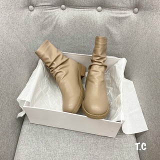 Boot da nhăn cổ Guidi lót lông