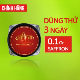 Dùng thử Saffron Nhuỵ hoa nghệ tây chính hãng IRAN bản Sample 0.1gr