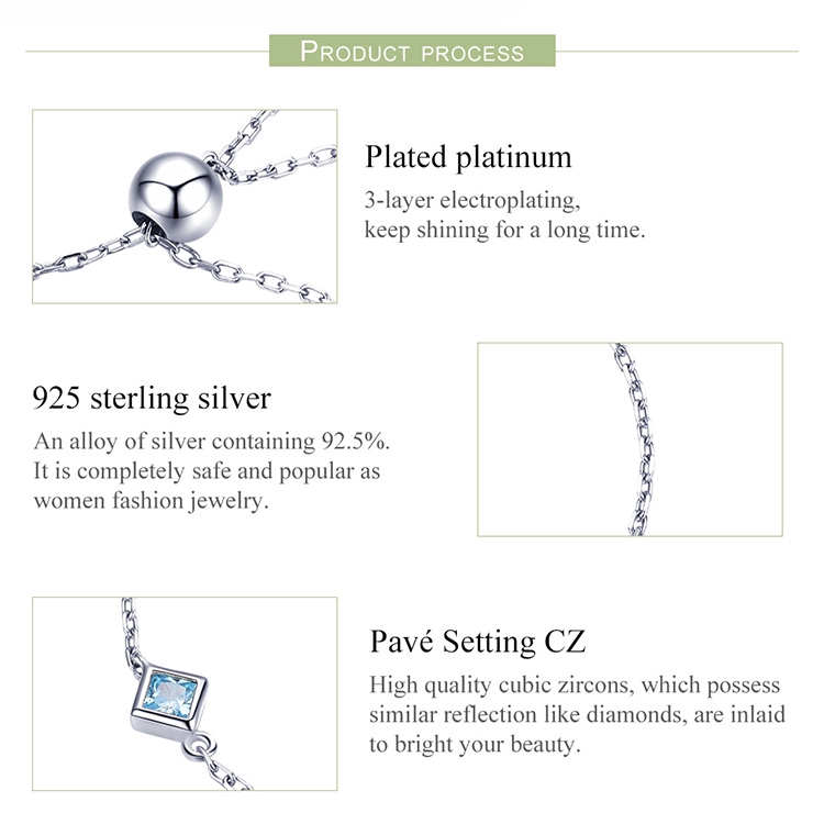 Bamoer Vòng Tay BạC 925 Họa Tiết Hoa Tuyết Thời Trang Cho Nữ