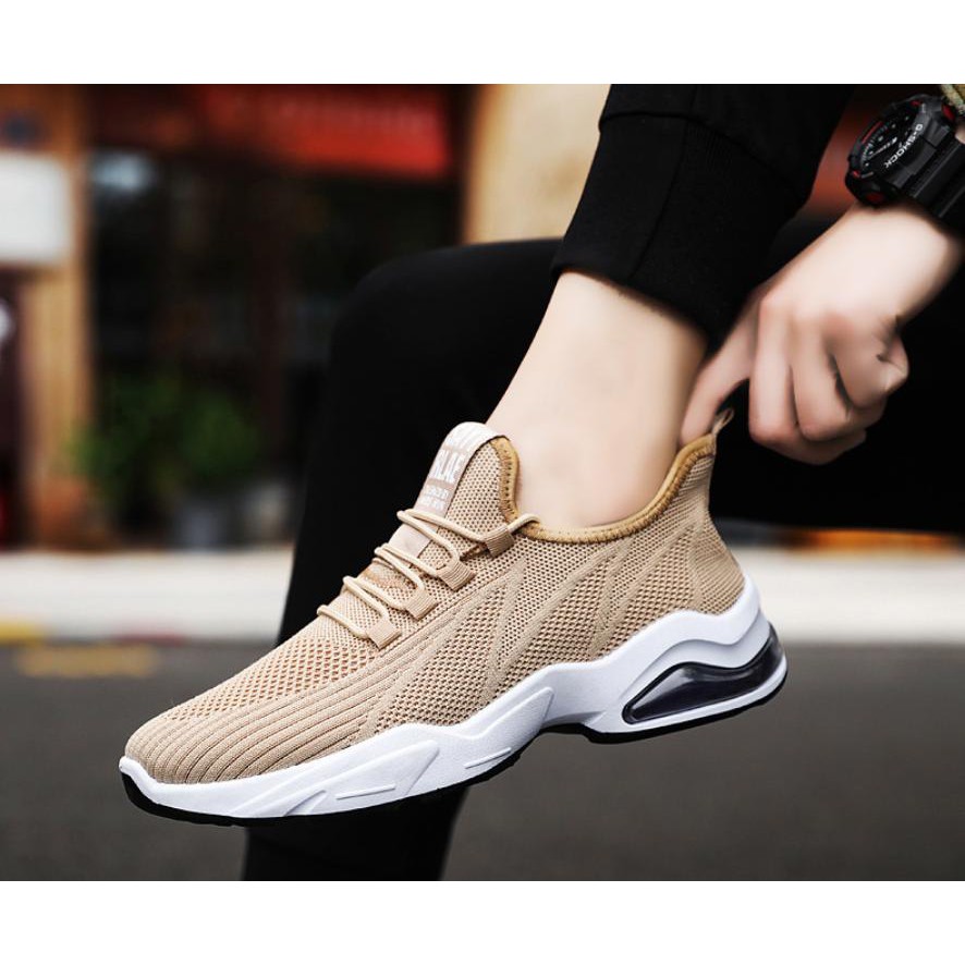 3 Đời Bán - Giày Sneaker Thể Thao Nam 20 Đen Vàng Cam - Bounty Sneakers