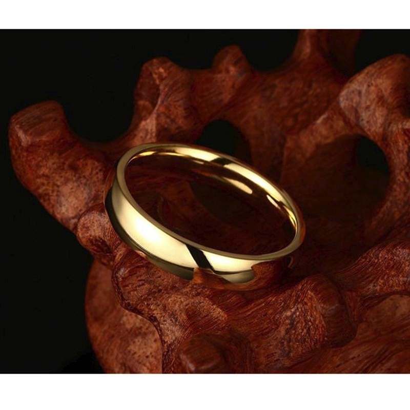 Vnox Nhẫn Tay Kiểu Dáng Đơn Giản Thời Trang Cao Cấp Cho Nam/Nữ