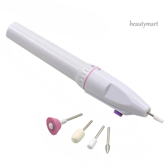 [Hàng mới về] Bộ bút dũa móng bằng điện kèm 5 đầu dũa tiện lợi dành cho salon tóc MM