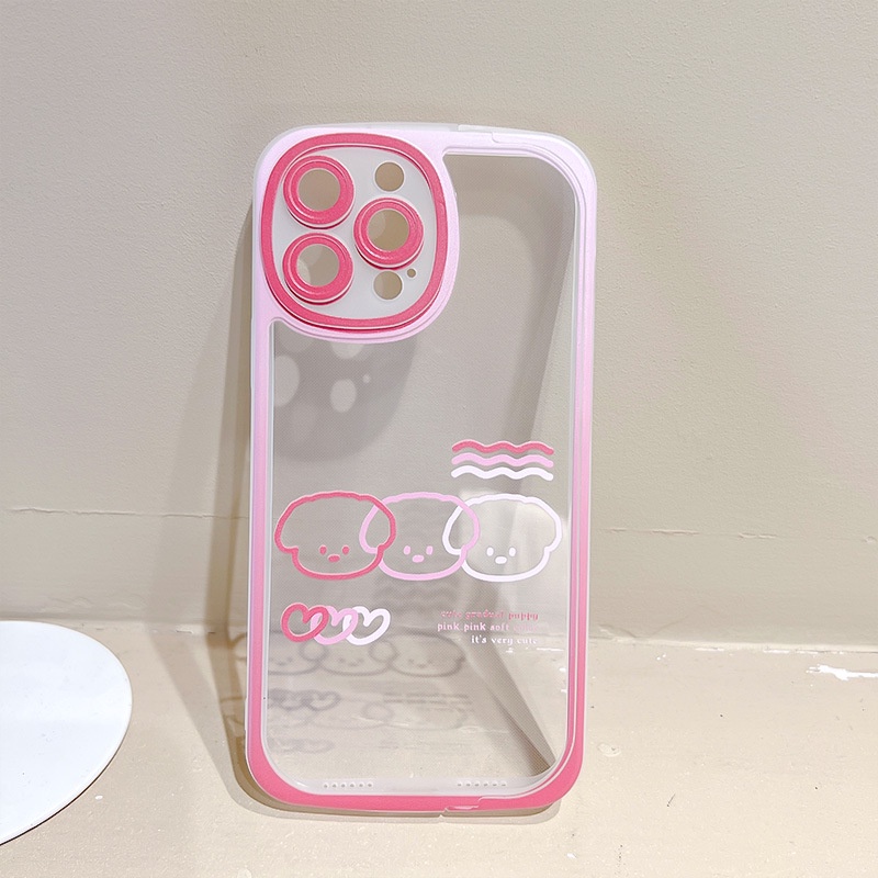 Ốp Điện Thoại Hình Chú Chó Hoạt Hình Cho iphone7 / 7plus / 8 / 8plus / xs / 11 / 12 / 13 / 14 / pro / max / plus / promax