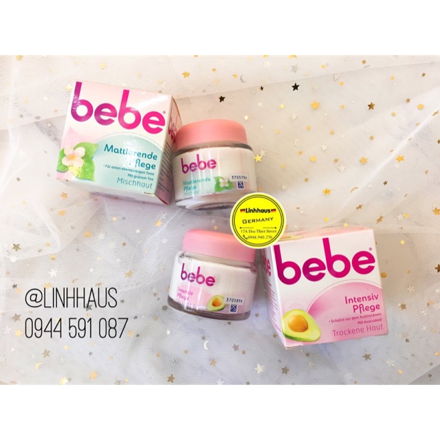 Kem dưỡng da Bebe
