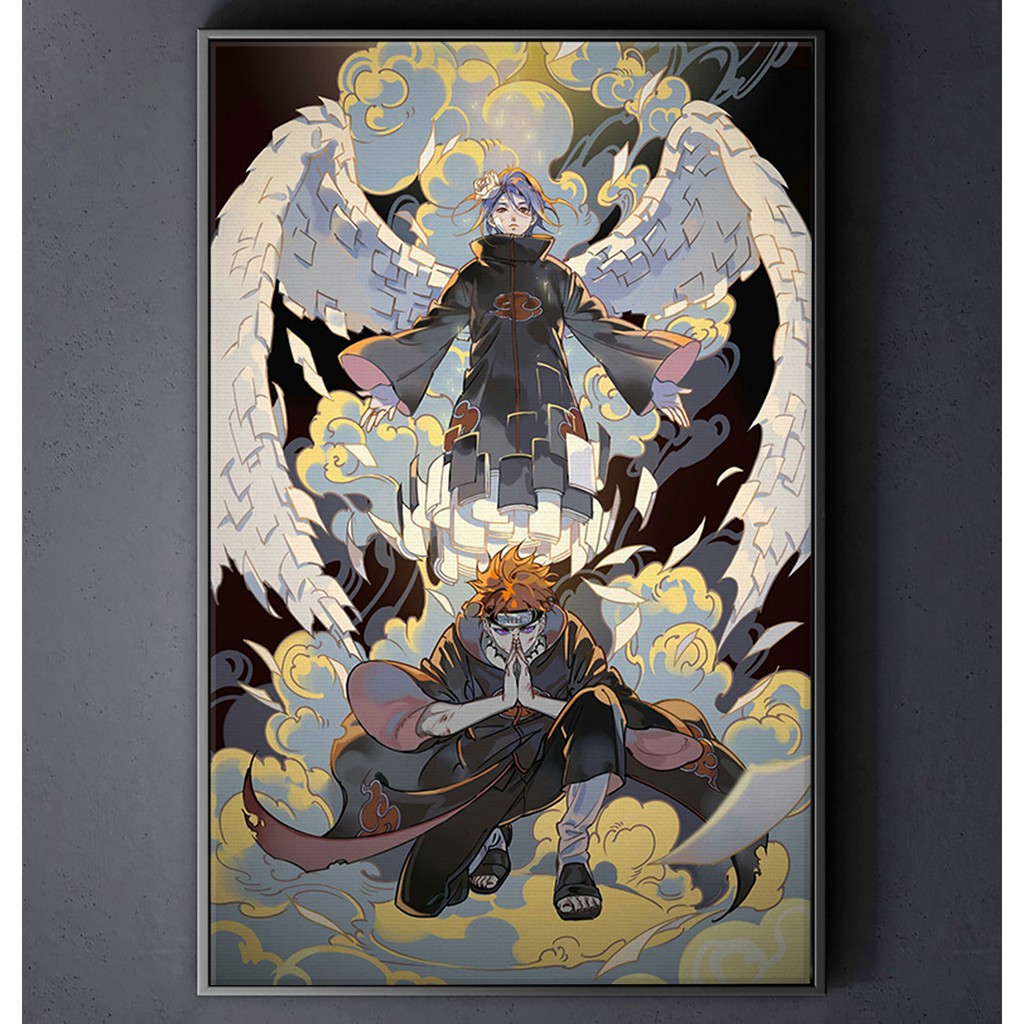 TRANH CANVAS ANIME NARUTO treo tường in theo yêu cầu - Pain 7