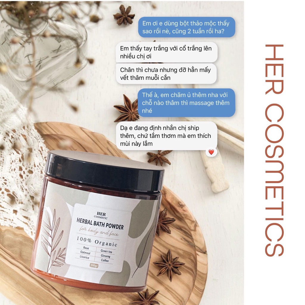 Chính hãng - Bột tắm trắng dưỡng da Thảo Dược Herbal Bath Powder