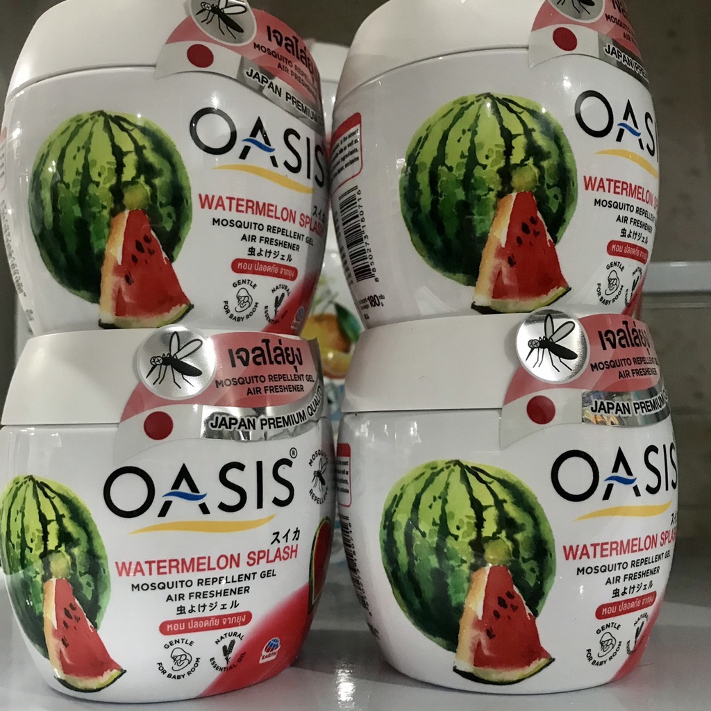 SÁP ĐUỔI MUỖI, THƠM PHÒNG OASIS 180g THÁI LAN