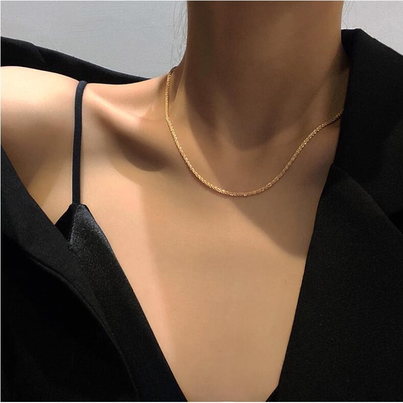 Vòng cổ Đính Đá Lấp Lánh Thời Trang Dành Cho Nữ