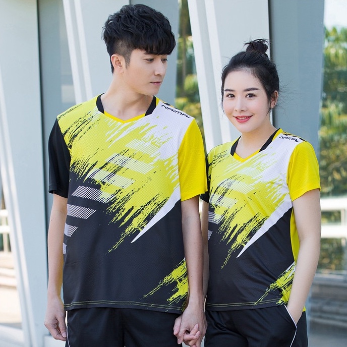 Bộ Đồ Thể Thao Tay Ngắn Thoáng Khí Thời Trang Cao Cấp Dành Cho Nam Nữ
