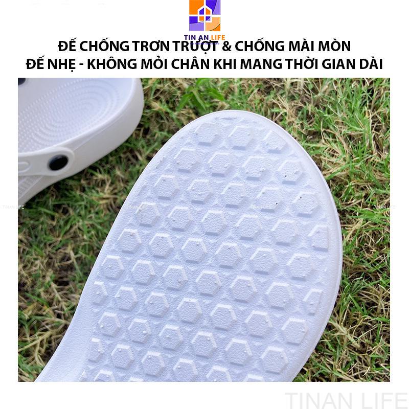 Dép Bánh Mì Cross Icon Dâu/ Cầu Vồng, Siêu Nhẹ, Chống Trượt, Cao 3cm