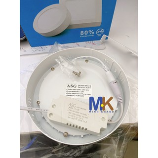 Đèn Ốp Trần, Đèn Led Panel Loại Tròn 12W