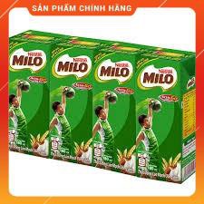 Combo 3 Lock Sữa Lúa Mạch Milo Active 180ml ( 4 hộp )