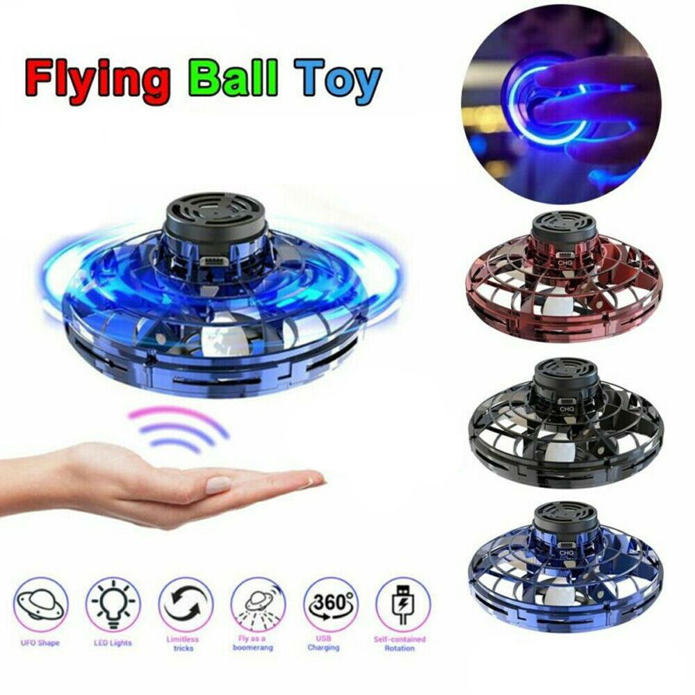 SPINNER Bộ Drone Hình Ufo Có Đèn Led