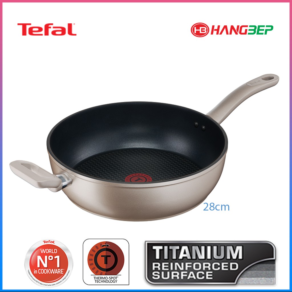 Chảo sâu lòng có có quai Tefal Sensations 28cm H9109014 - Bảo hành 2 năm chính hãng