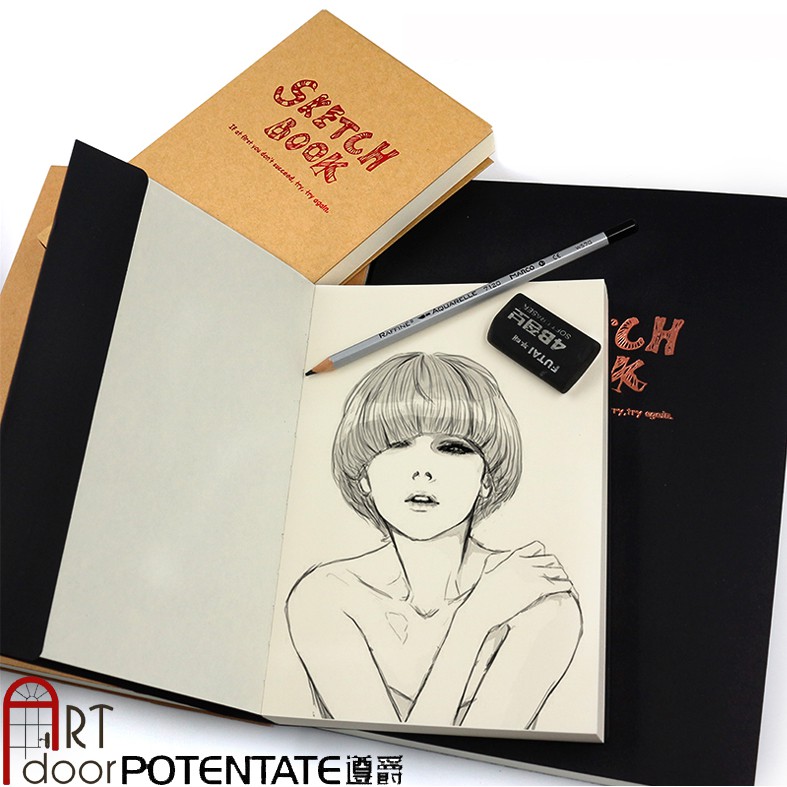 [ARTDOOR] Sổ Vẽ Sketchbook POTENTATE 100gsm (120 tờ, Smooth)