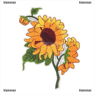 Sticker Ủi Thêu Hình Hoa Hướng Dương