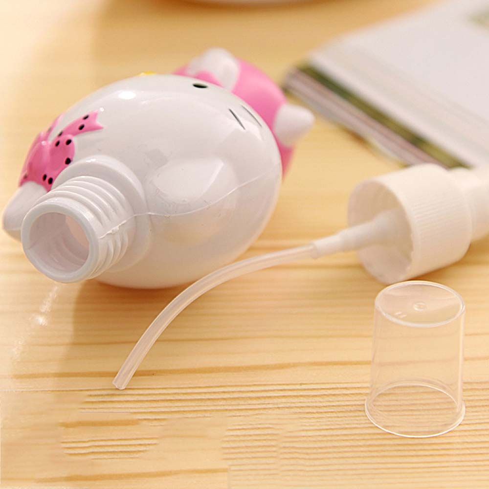 [Hàng mới về] Chai rỗng 50ml bằng nhựa họa tiết hoạt hình dễ thương