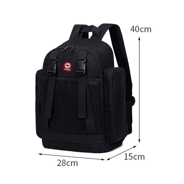 Balo Thời Trang Phối Màu, Balo Unisex Cá Tính, Có Ngăn Đựng Laptop 15.6 Inch HARAS HR234