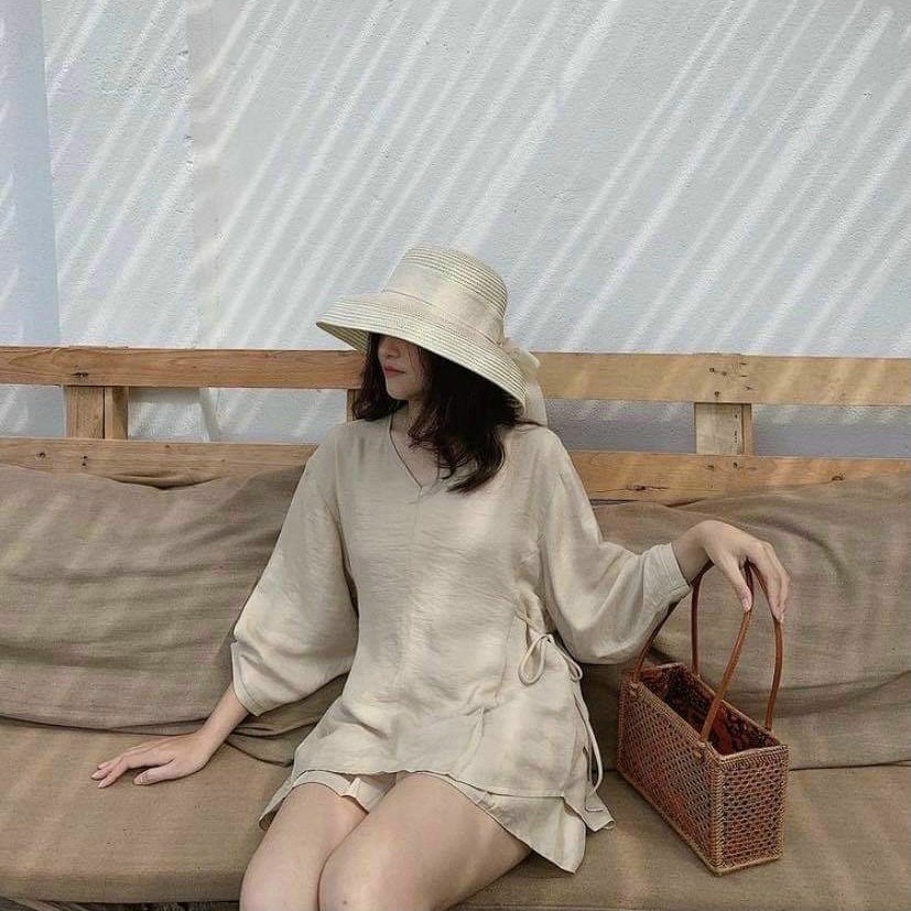 SET ÁO TAY LỬNG VÀ QUẦN SHORT (VINTAGE SET)