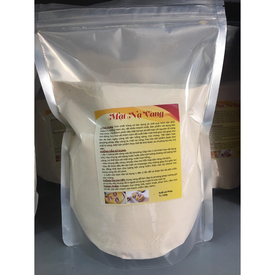 Bột mặt nạ vàng 24k  loại 1kg