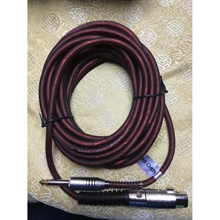 Dây micro dành cho micro có dây,6 met,1đầu 6ly 1đầu canon cái