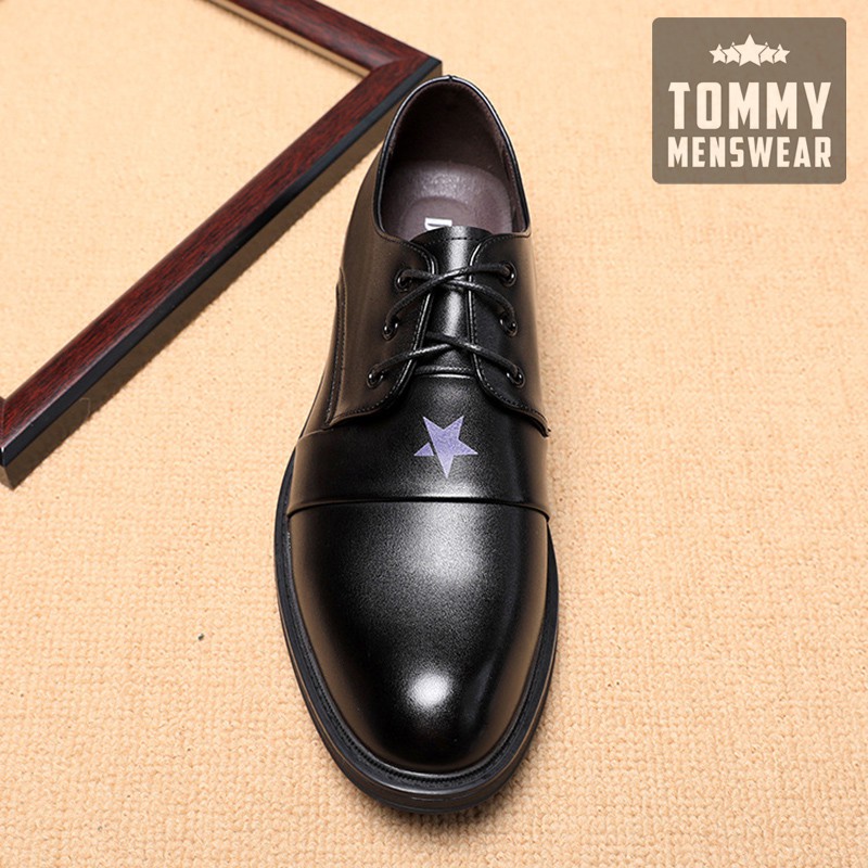 Giày Nam Da Bò Đẹp - TẶNG TẤT - Giày Công Sở Nam Ngôi Sao Trẻ Trung Đẳng Cấp GNK134 | BigBuy360 - bigbuy360.vn