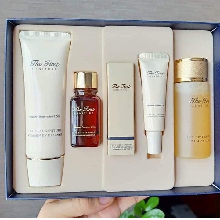 [MỚI] Set Kem Chống Nắng Ohui The First Geniture Vitamin UV Defense SPF50+ PA++++ 50ml