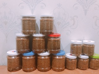 Ruốc thịt chưng mắm tép