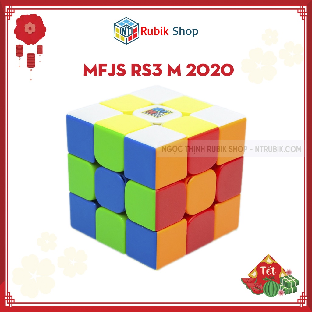 Rubik 3x3x3 MFJS RS3 M 2020 Stickerless Rubik Nam Châm (Hãng Mod Nam Châm)