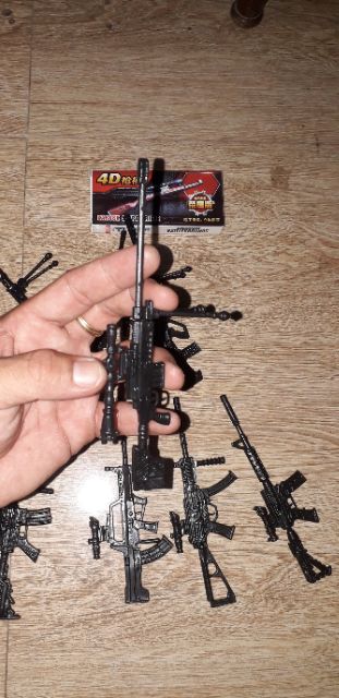 Set 8 mô hình Pubg lắp ráp súng4D bằng nhựa rất đẹp