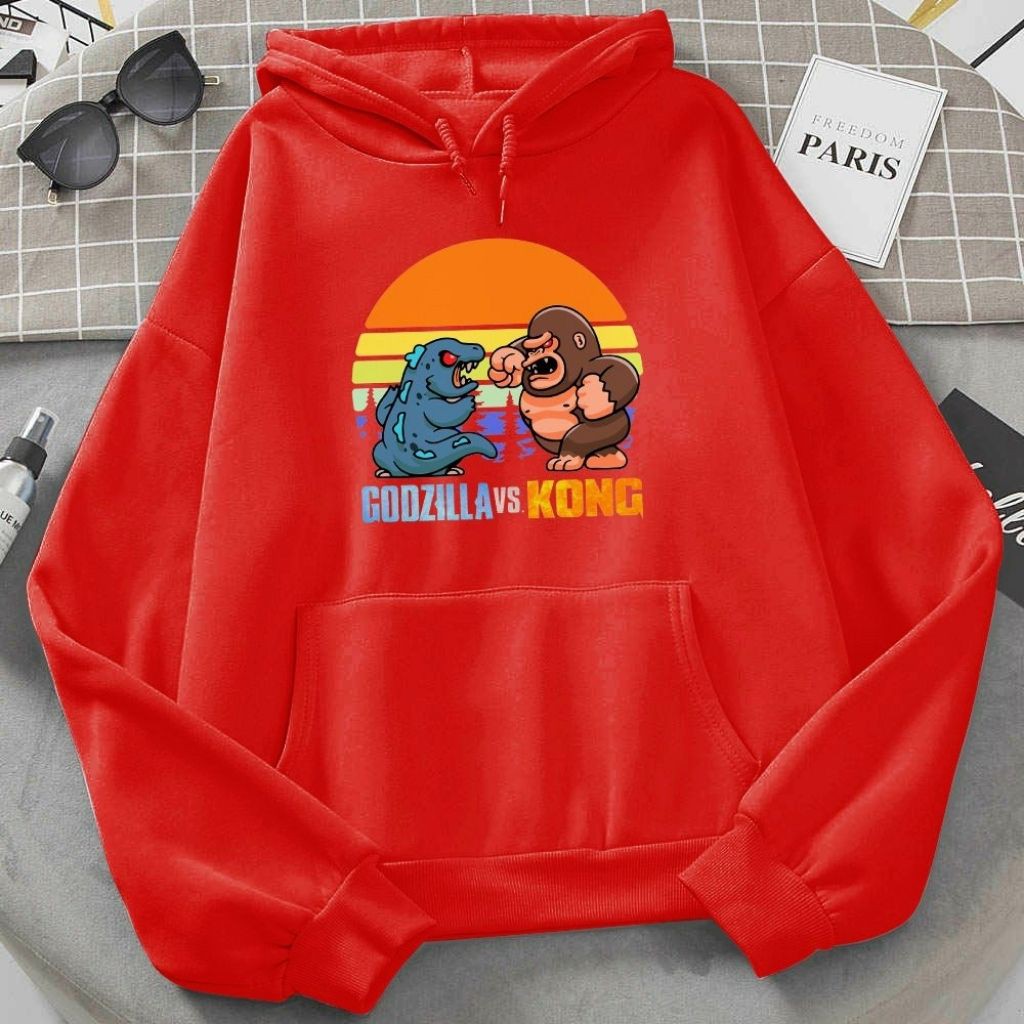 [ FREE SHIP ] ÁO KHOÁC HOODIE NỈ UNISEX THE KING KONG FORM NAM NỮ - ÁO KHOÁC HOODIE LOCAL BRAND NHIỀU MÀU | BigBuy360 - bigbuy360.vn
