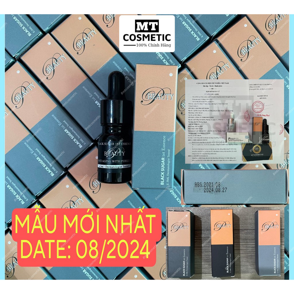 Serum đường đen Black Sugar Ist Essence 5ml - PBEAUTY - SẠCH MỤN - MỜ THÂM - PHỤC HỒI DA MỤN