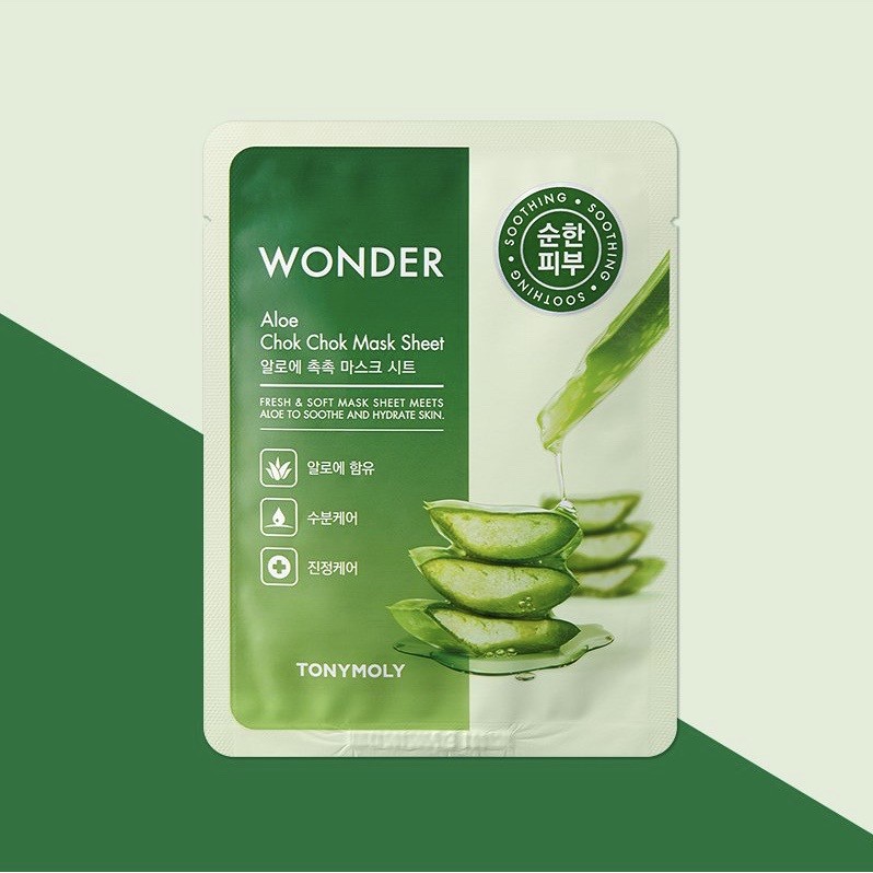 Mặt nạ Wonder Chok Chok Aloe Mask Sheet