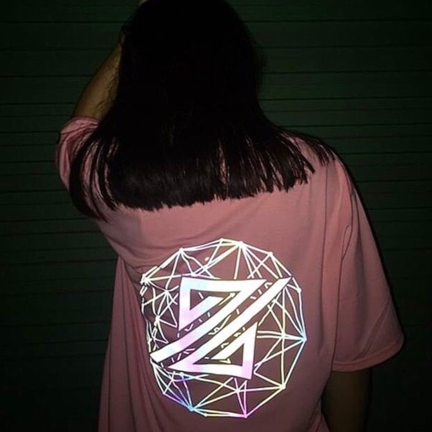 Áo Thun Phản Quang THE ZED Form Rộng Tay Lỡ PQ38 (Chụp FLASH mới PHẢN QUANG) | BigBuy360 - bigbuy360.vn