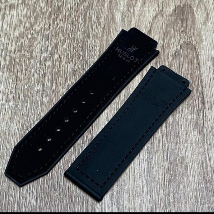 Dây đeo màu đen cho đồng hồ Hublot Fussion