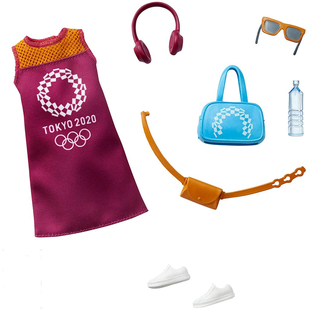 Bộ Sưu Tập Quần Áo Và Phụ Kiện Thời Trang Barbie x Tokyo Olympic Games 2020 Barbie Fashion Pack