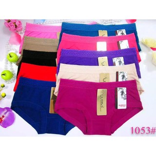 Combo 10 quần lót cotton cạp ren chun