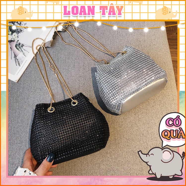 Túi Xô Chiếu Lấp Lánh Korea Siêu Xinh L1427 - LoanTay