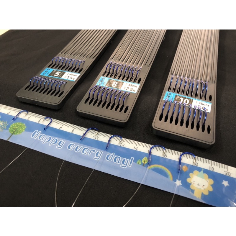 10 Bộ thẻo đôi câu cá buộc sẵn dùng cho câu đài câu đơn