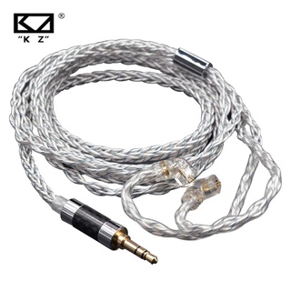 Dây Cáp Tai Nghe KZ ZS10 PRO ZSN ZSX ZAX DQ6 CSN VX Mạ Bạc 8 Lõi