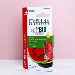 Son dưỡng Eveline Extrasoft Bio làm dịu môi hương dưa hấu 4g