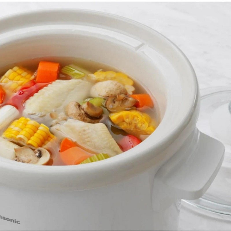 Nồi Nấu Chậm Panasonic NF-N30ASRA, NF-N31AWRA 3 Lít, NF-N51AWRA 5 Lít - Hàng Chính Hãng - Bảo Hành 12 Tháng