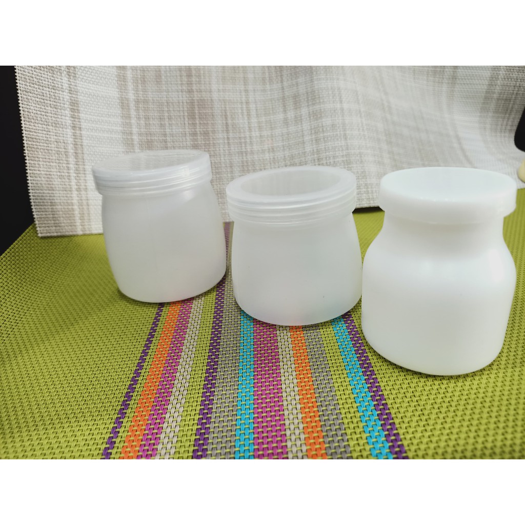 Bộ 10 hủ làm sữa chua, bánh plan, budding nhựa dung tích 100ml, 150ml và 180ml | BigBuy360 - bigbuy360.vn