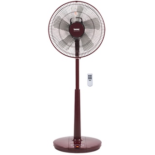 Quạt lửng benny bf-35dc có remote- màu đỏ - hàng chính hãng - bf35dc / red / 22w / cánh 35cm / motor dc