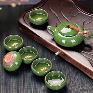 bộ ấm chén cá