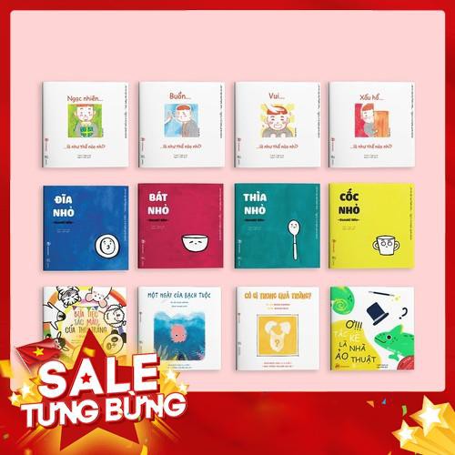 Sách Ehon - Combo 12 cuốn Màu sắc, Đồ vật, Cảm xúc - Ehon Nhật Bản cho trẻ 0-6 tuổi - Siêu HOT